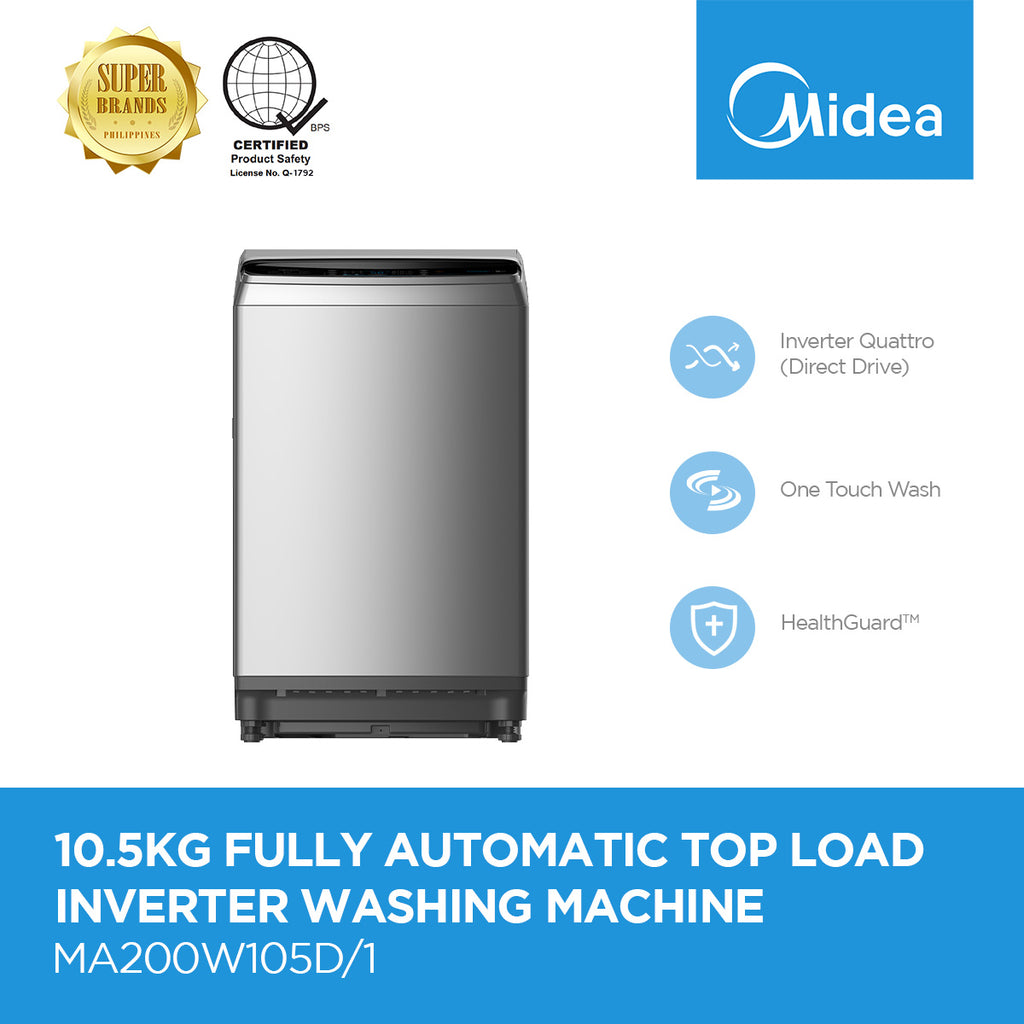 Midea 10.5 kg Inverter Top Load Washing Machine