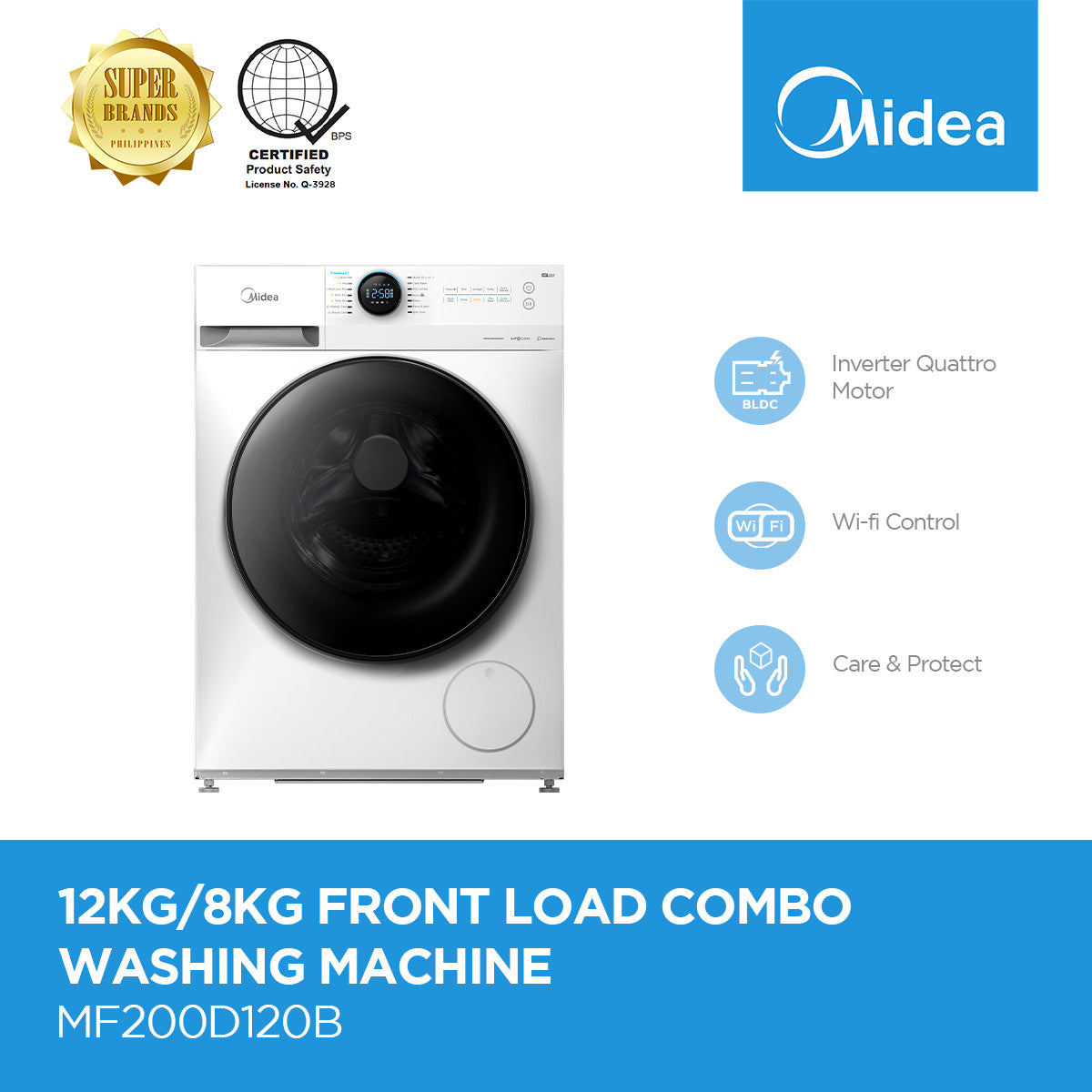 Surprisingly Friendly Midea 10/7Kg Fully Automatic Front Load Combo Washing Machine