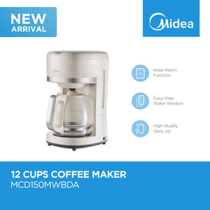 MIDEA 12 CUPS COFFEE MAKER