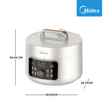 Midea 4L 8-in-1 Pressure Cooker