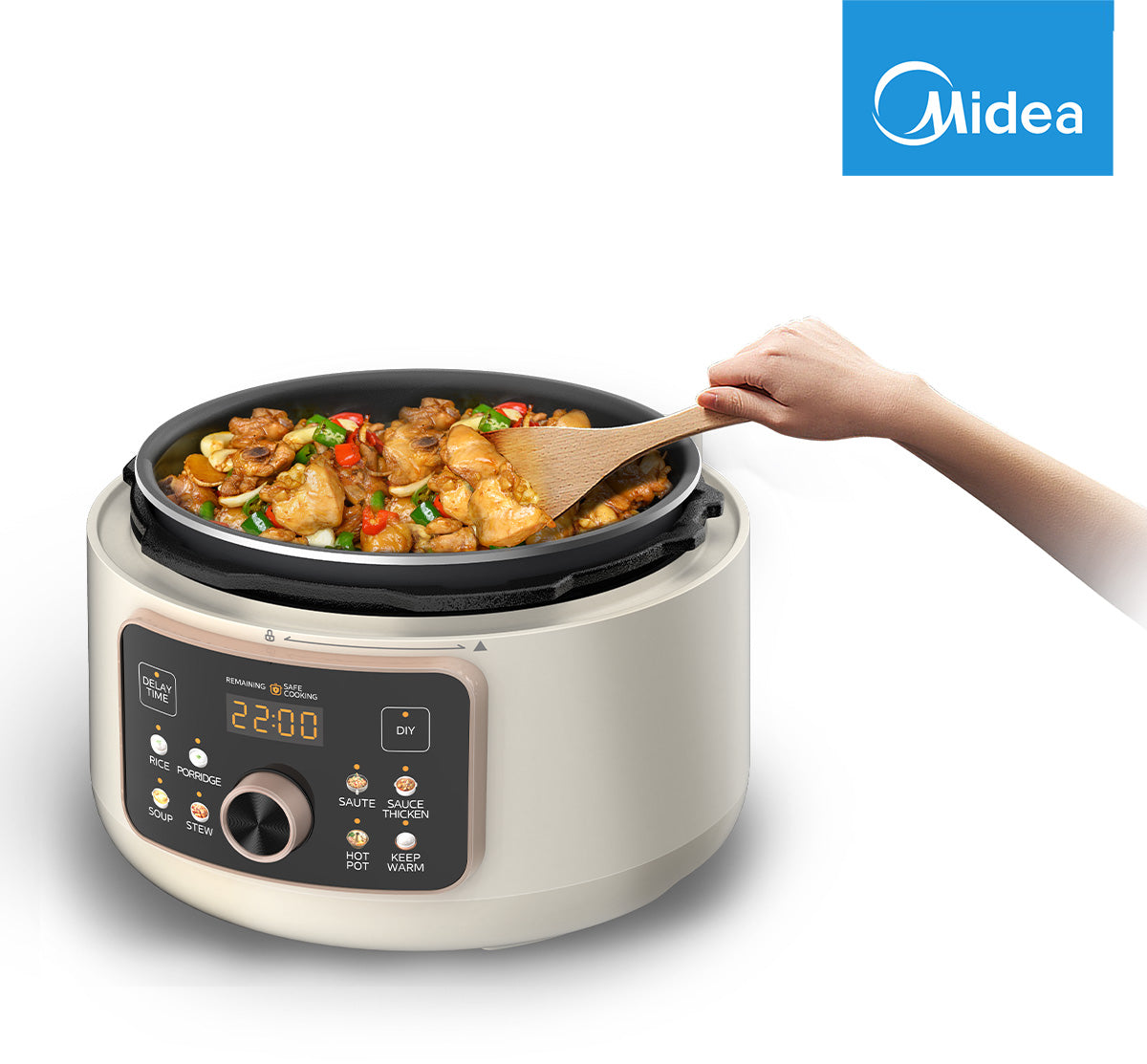 Midea 4L 8-in-1 Pressure Cooker